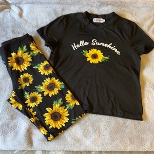 Sunflower Pyjama Set